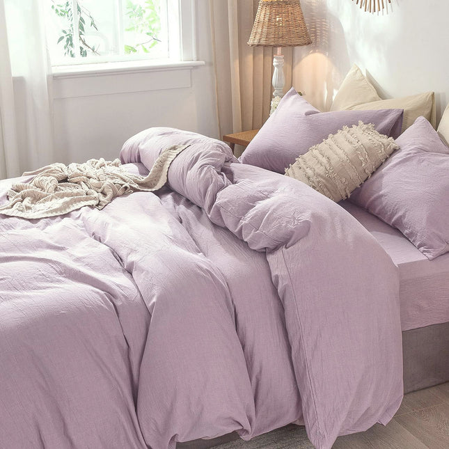 Lenjerie de pat din Bumbac Percal, Roz