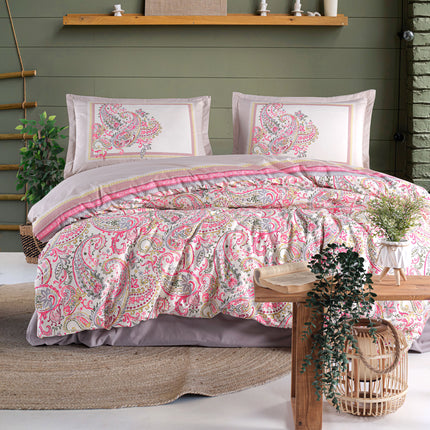 Lenjerie de pat ranforce Clasy king size (LUGA)
