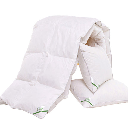 Pilotă Sleep cu puf și pană de gâscă, 300 g/mp, înveliș bumbac 100%