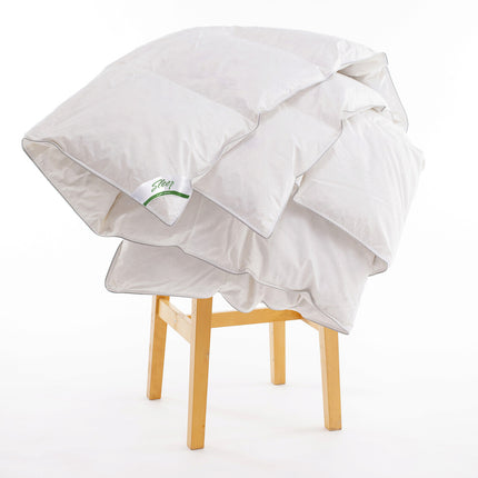 Pilotă Sleep cu puf și pană de gâscă, 300 g/mp, înveliș bumbac 100%