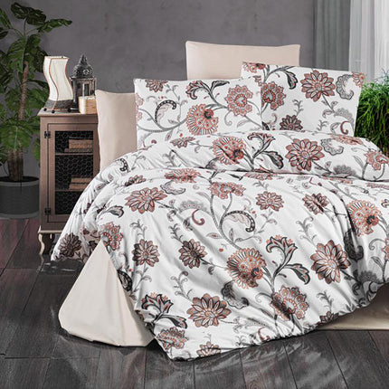 Lenjerie de pat ranforce Clasy king size (RNF_28)