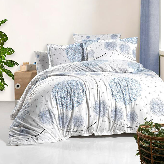 Lenjerie de pat ranforce Clasy king size (RNF_33)