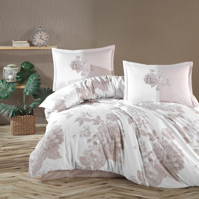 Lenjerie de pat ranforce Clasy king size (ROHAN V2)