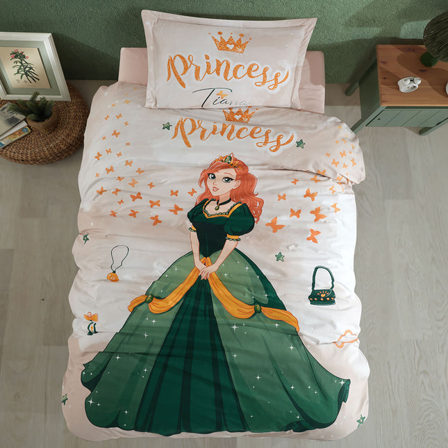 Lenjerie de pat ranforce 100% bumbac - o persoană (Tiana)