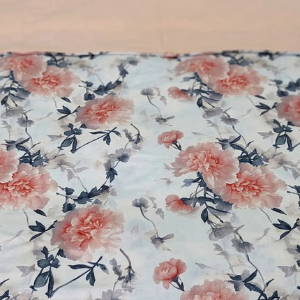 Lenjerie Cotton Pro reversibilă, Floral Whisper – imagine 5