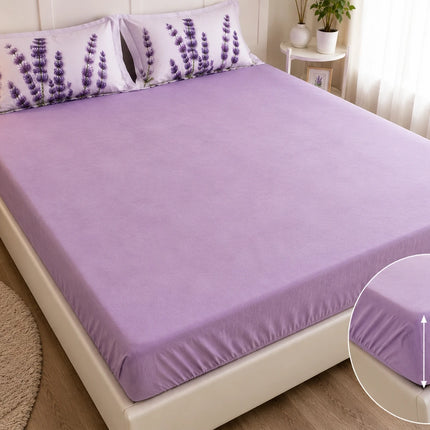 Lenjerie de pat Finet 6 piese cu husă elastic, floral alb – imagine 4