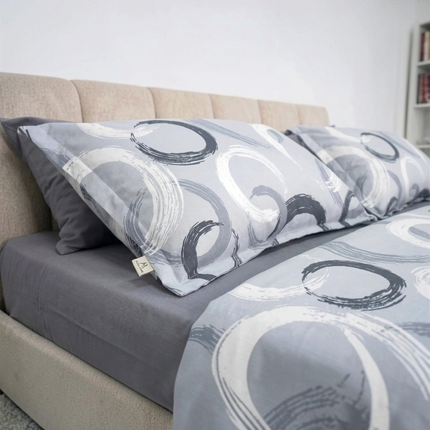 Lenjerie de pat Ranforce, 100% bumbac, Aura Home – imagine 3