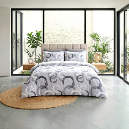 Lenjerie de pat Ranforce, 100% bumbac, Aura Home