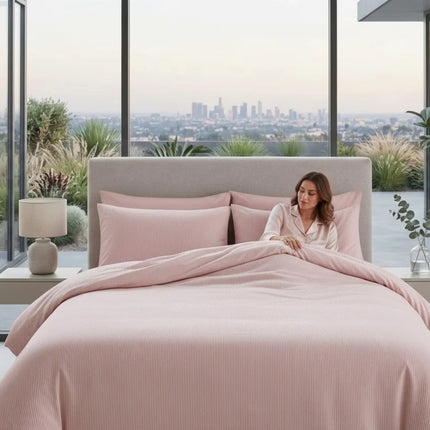 Lenjerie de pat Ranforce, 100% bumbac, Couture Nest – imagine 2