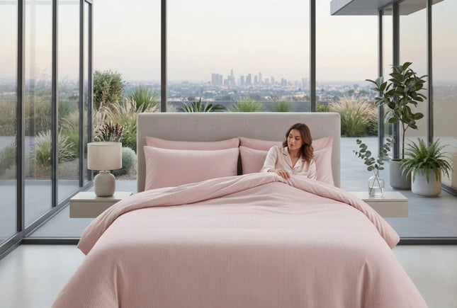 Lenjerie de pat Ranforce, 100% bumbac, Couture Nest – imagine 2