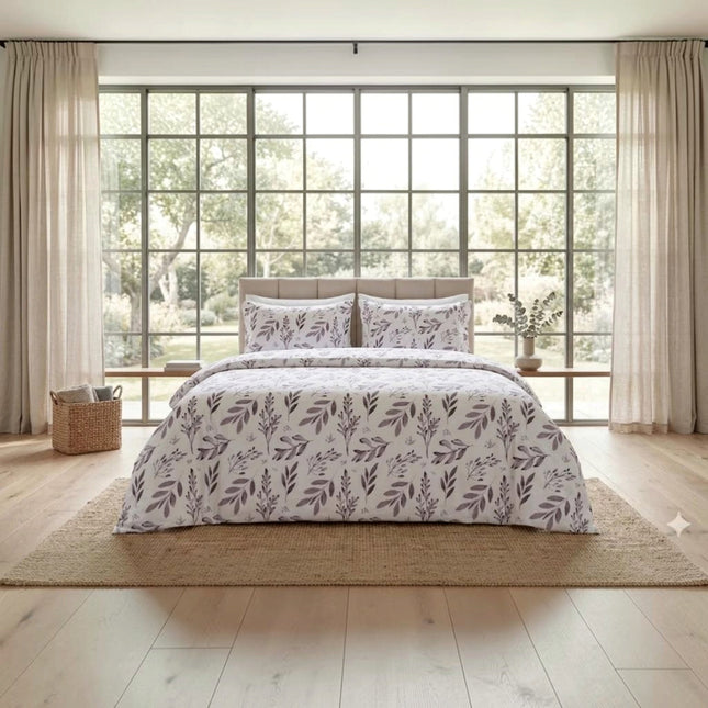 Lenjerie de pat Ranforce, 100% bumbac, Ivory Glow