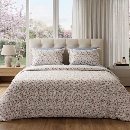 Lenjerie de pat Ranforce, 100% bumbac, Mist And Silk