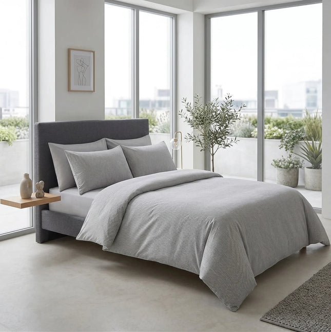 Lenjerie de pat Ranforce, 100% bumbac, Moonlit – imagine 2