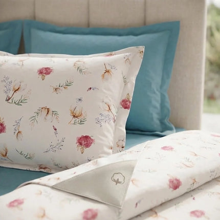 Lenjerie de pat Ranforce, 100% bumbac, Petal Soft – imagine 3