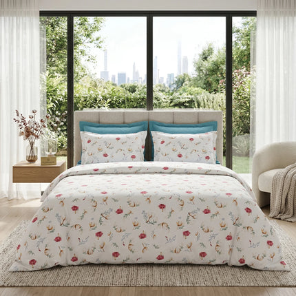 Lenjerie de pat Ranforce, 100% bumbac, Petal Soft