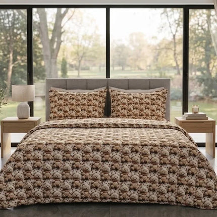 Lenjerie de pat Ranforce, 100% bumbac, Raw Linen – imagine 5