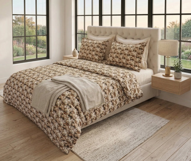 Lenjerie de pat Ranforce, 100% bumbac, Raw Linen – imagine 2