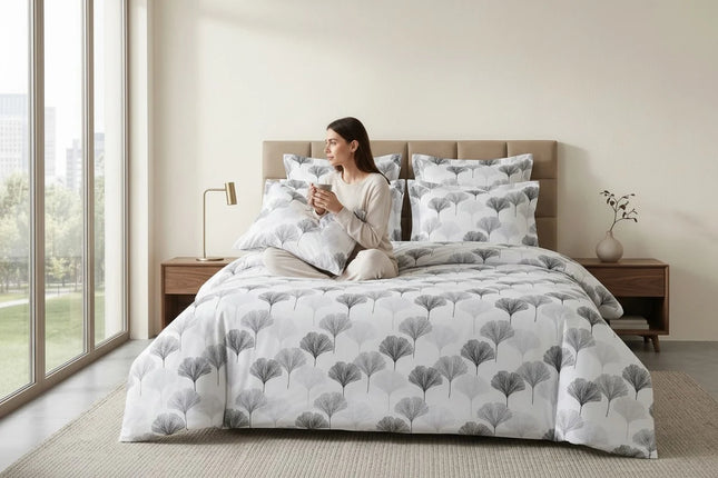 Lenjerie de pat Ranforce, 100% bumbac, Satin Story – imagine 2