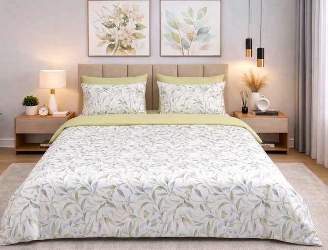 Lenjerie Cotton Pro reversibilă, Safe Sage Story