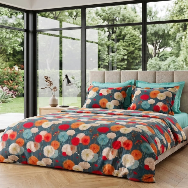 Lenjerie de pat Ranforce, 100% bumbac, Botanica Home