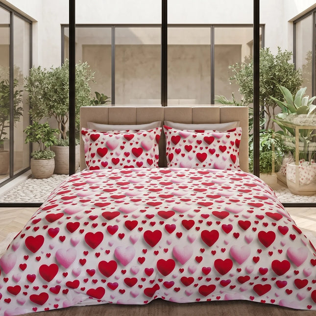 Lenjerie de pat Ranforce, 100% bumbac, L'amour Maison