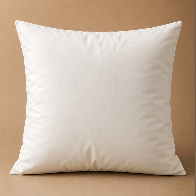 Madhome.ro white hotel-quality pillow with premium percalle cotton-polyester fabric for medium firmness support