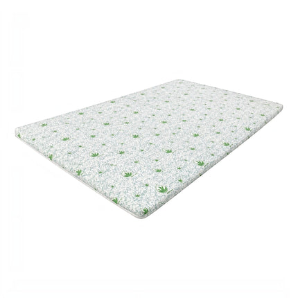 Madhome.ro topper aloe vera, spuma grosime 3.5 cm, husa detasabila si lavabila