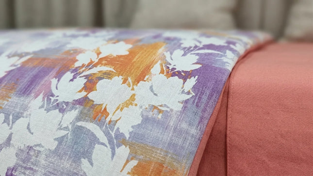 Lenjerie Cotton Pro reversibilă, Orchid Mist – imagine 2