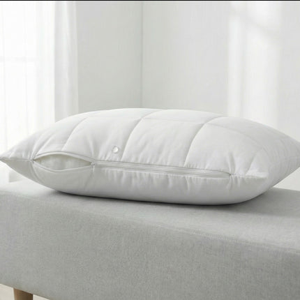 Protecție Pernă Impermeabilă cu Fermuar – Microfibră Soft (Textură Microcoton)