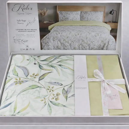 Lenjerie Cotton Pro reversibilă, Safe Sage Story – imagine 3