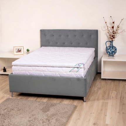 Topper pentru saltea cu husă detașabilă, vedere de ansamblu