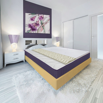 Topper Saltea Memory Foam Lavanda Therapy 5 cm